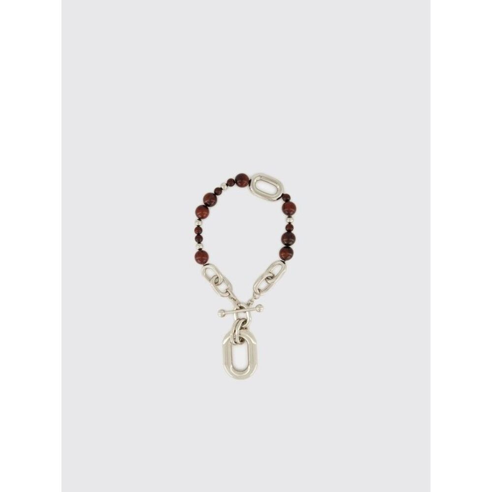Rabanne Women Rabanne Brass And Wood Necklace With Charm
